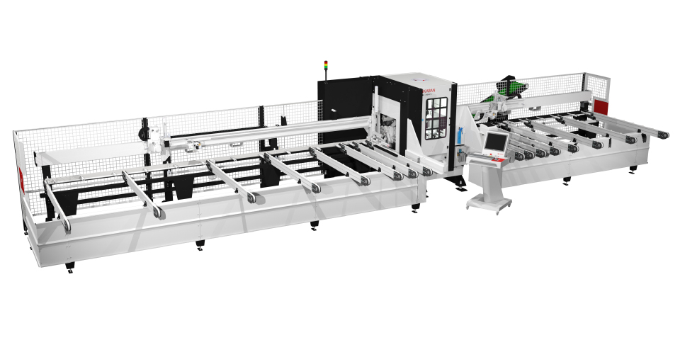 SB 3011 PVC Profile Processing and Cutting Center - Kaban Makina